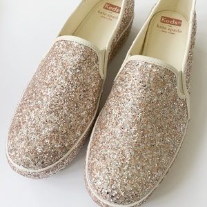 Kate Spade for Keds Triple Decker All Over Glitter
